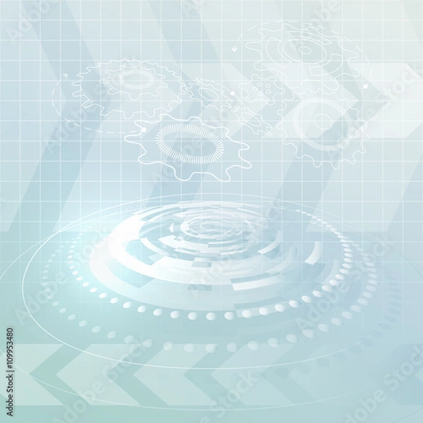 Fototapeta Abstract technology background