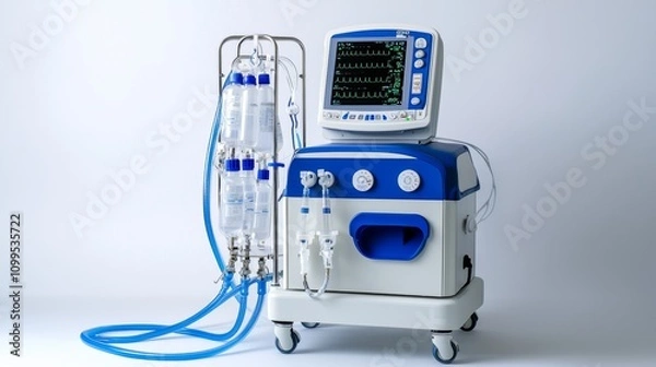 Obraz Modern ECMO Machine for Oxygenation Therapy