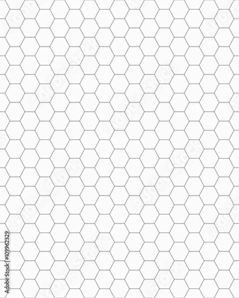 Fototapeta Honeycomb seamless pattern, vector