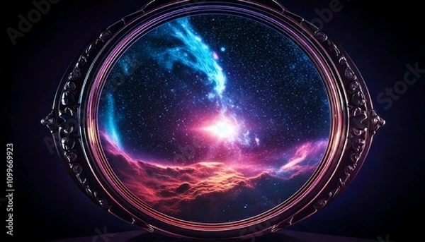 Obraz 不思議な万華鏡に映し出された宇宙