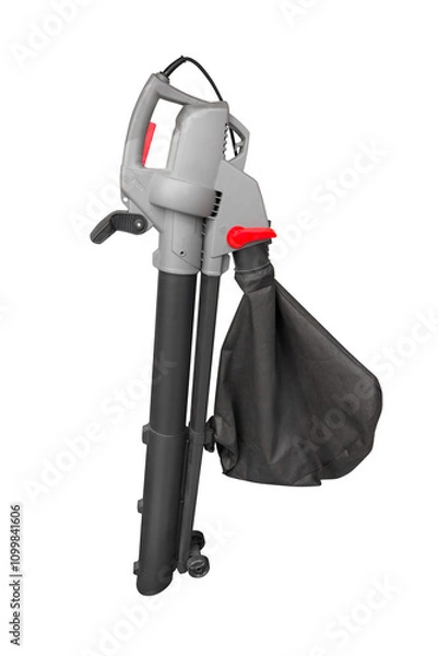 Obraz handheld garden leaf blower vacuum cleaner isolated on white background