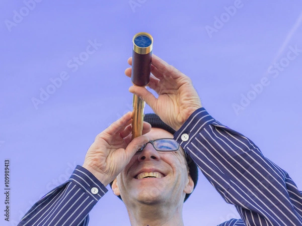 Obraz Hafenarbeiter mit Copy space