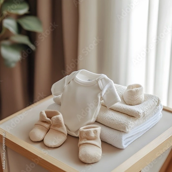 Obraz shoes on the bed