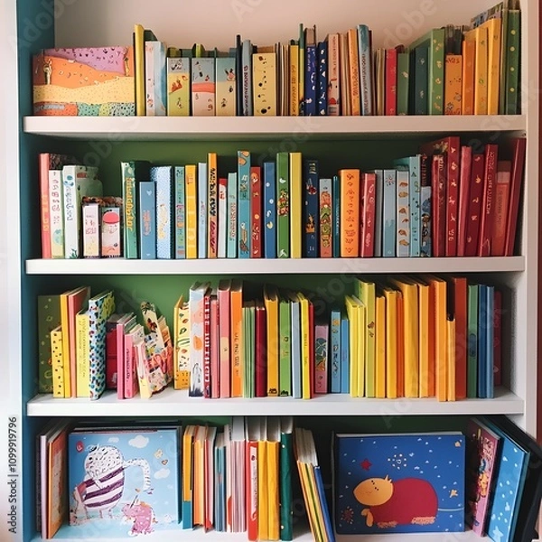 Obraz shelves with books