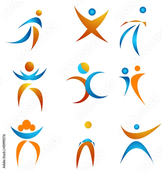 Obraz vector abstract people