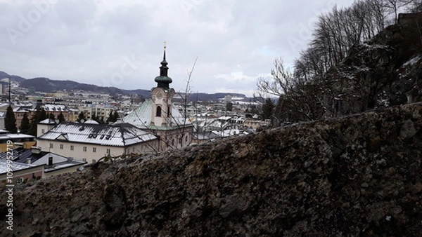 Obraz church in winter