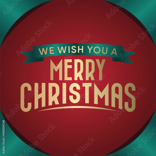 Obraz Merry Christmas EPS Vector Typhography