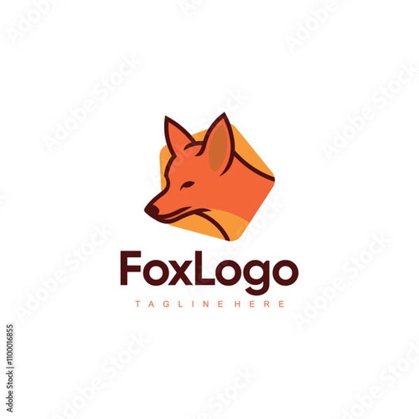 Obraz Fox logo vector template EPS