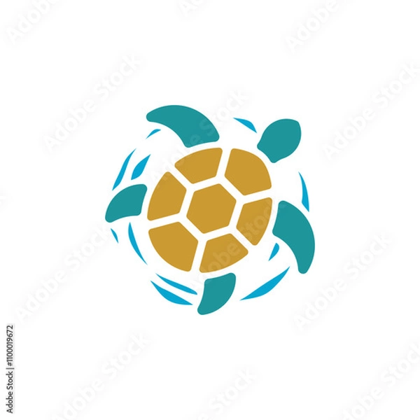Obraz Turtle Logo EPS Vector Template