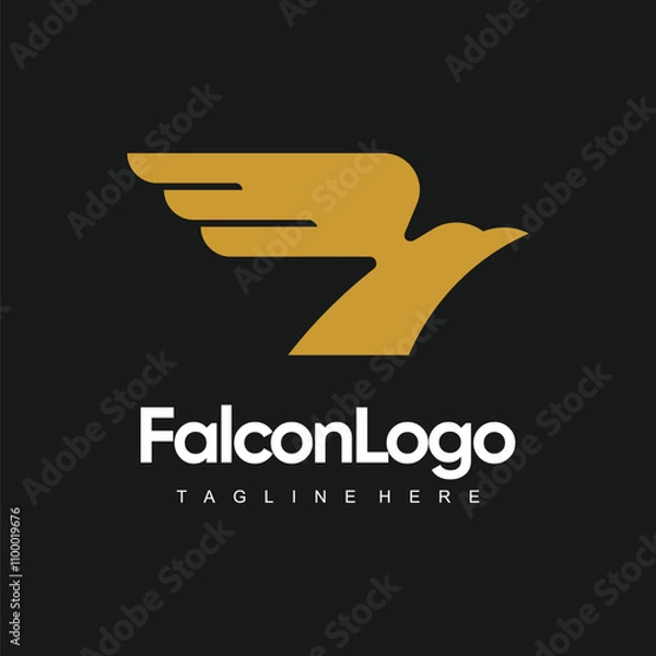 Obraz EPS Falcon Logo Vector Template