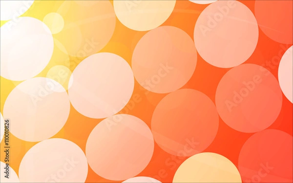 Obraz warm Circle background abstract art vector