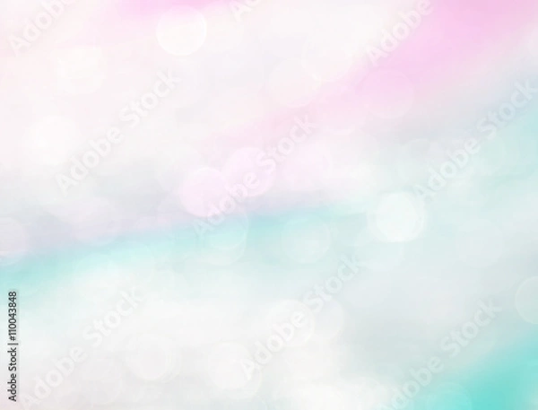 Fototapeta Abstract blurred bokeh background of colorful