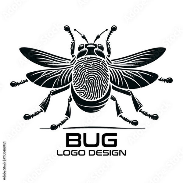 Fototapeta Bug Vector Logo Design