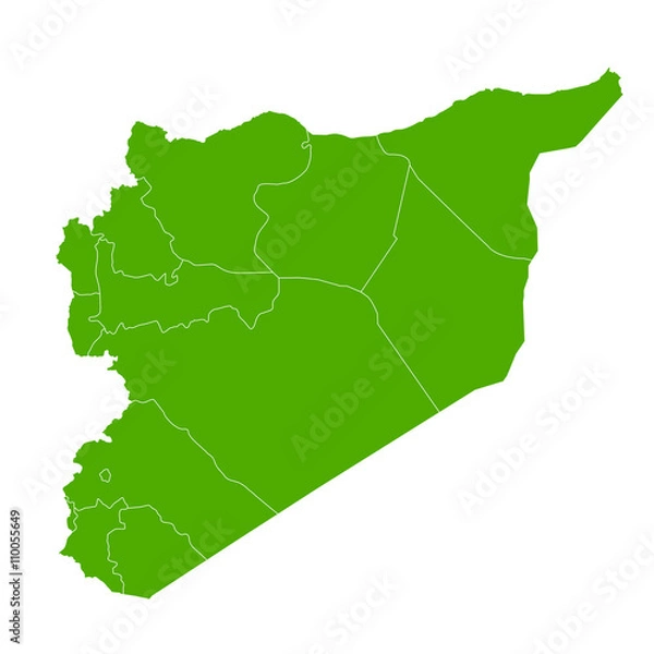 Obraz シリア　地図　国　アイコン