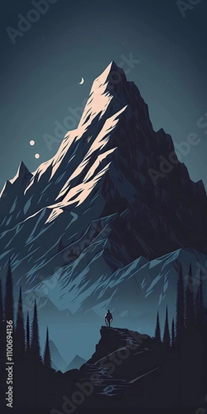 Obraz Camino a la cima!