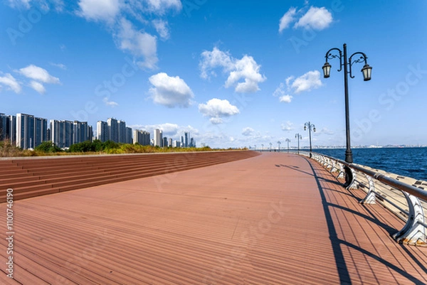 Fototapeta walkway to the beach