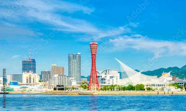 Obraz 初夏の神戸ポートタワー
