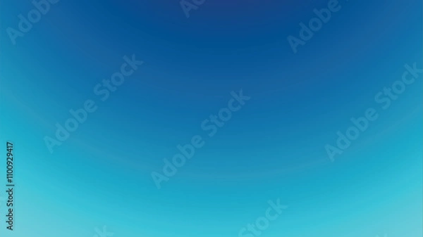 Obraz Blue ocean smooth gradient abstract background