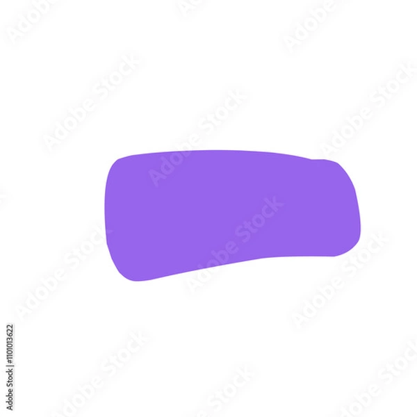 Obraz rectangle random blotch 
