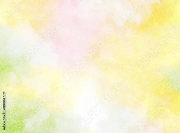 Fototapeta 水彩のシンプルで綺麗な金色の背景素材