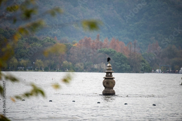 Obraz person on the bridge