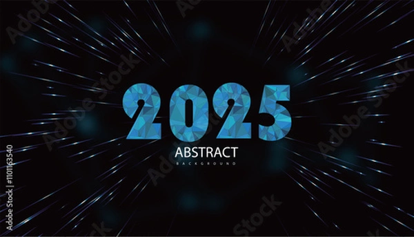 Obraz Network Virtual Reality Background