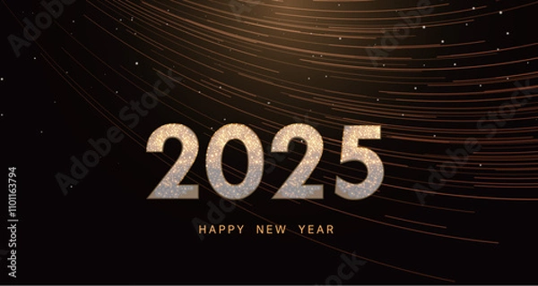 Obraz 2025 New Year's Celebration Event Background