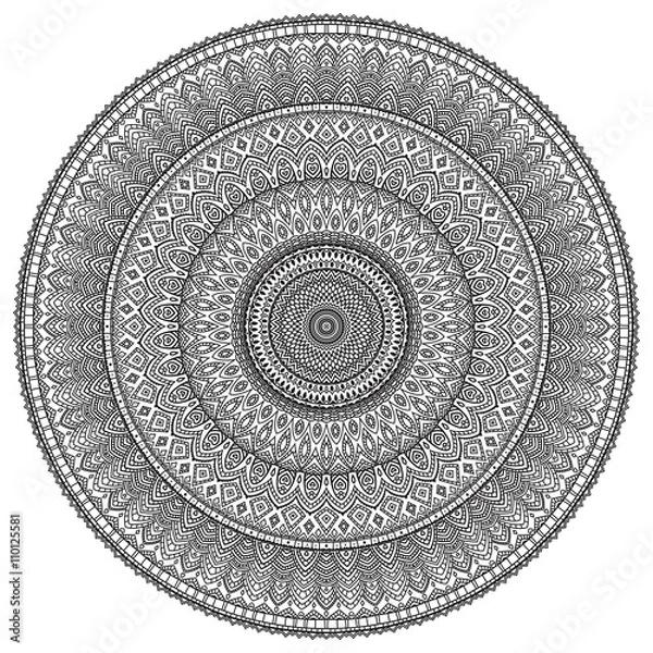 Obraz Mandala vector illustration.