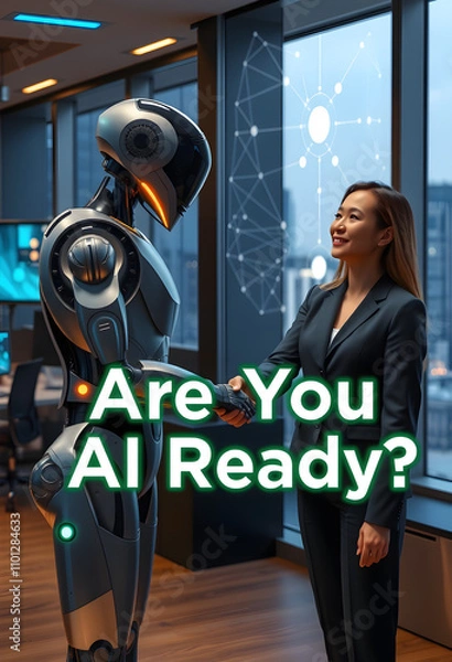 Fototapeta Are you AI ready? The future of AI