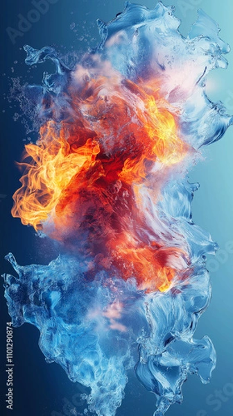 Obraz fire in the water