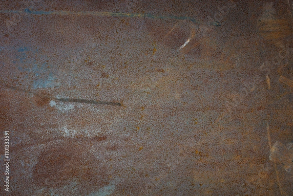 Obraz Metal rust and dirty on steel plate.
