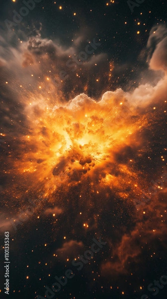 Obraz sunset in space