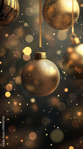 Obraz background with glowing circles