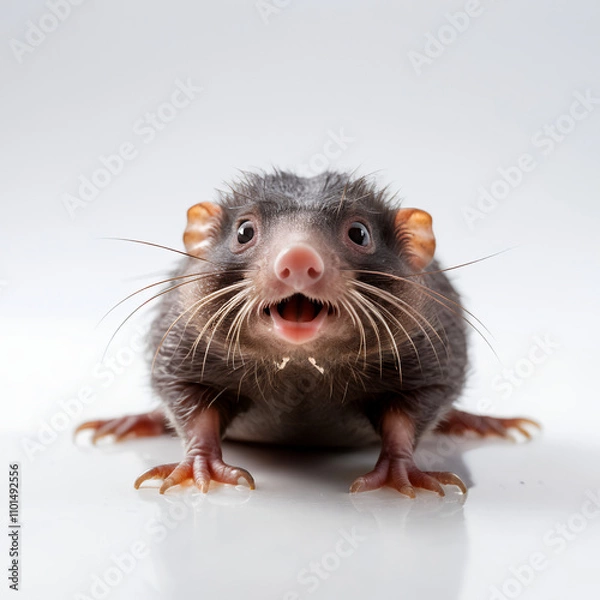Obraz star nosed mole on white background