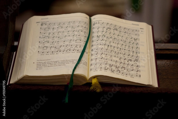 Fototapeta Gesangsbuch