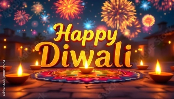 Obraz Happy Diwali 2025