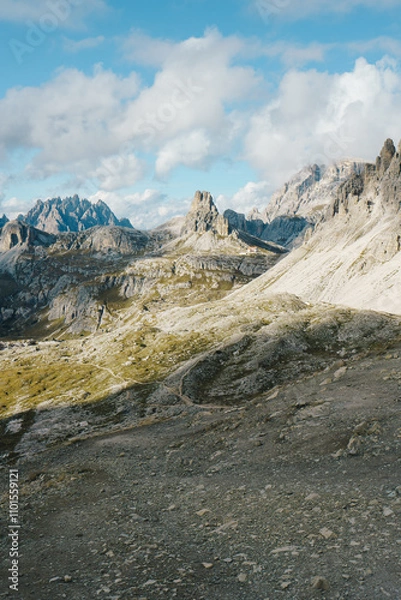 Fototapeta Beautiful landscape of Italian dolomites