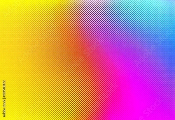 Fototapeta Abstract colorful halftone gradient background