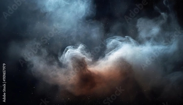 Fototapeta Smoke and Dust Effect Overlays for Artistic Digital Photography and Design Projects â€“ High-Quality Abstract Elements to Enhance Creative Visuals with Realistic, Dynamic, and Unique Textures