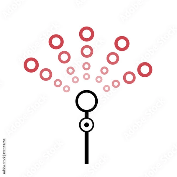 Fototapeta Abstraction soap bubbles