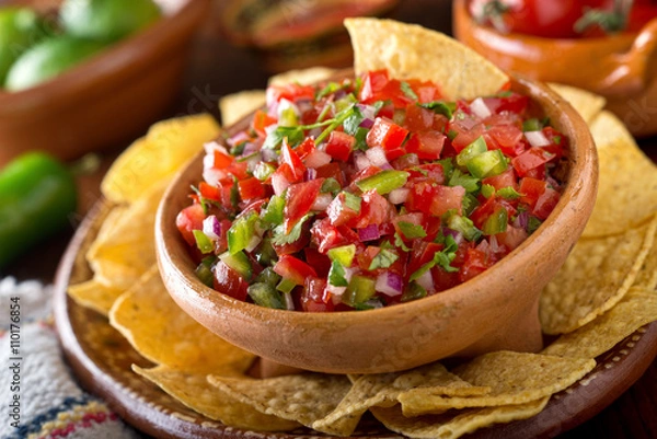 Fototapeta Pico De Gallo Salsa