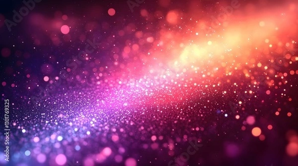 Fototapeta Telemedicine Consultation Glowing Devices Bokeh Digital Art Background Innovative Remote Healthcare