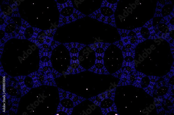 Fototapeta Abstract fractal 3d circle image