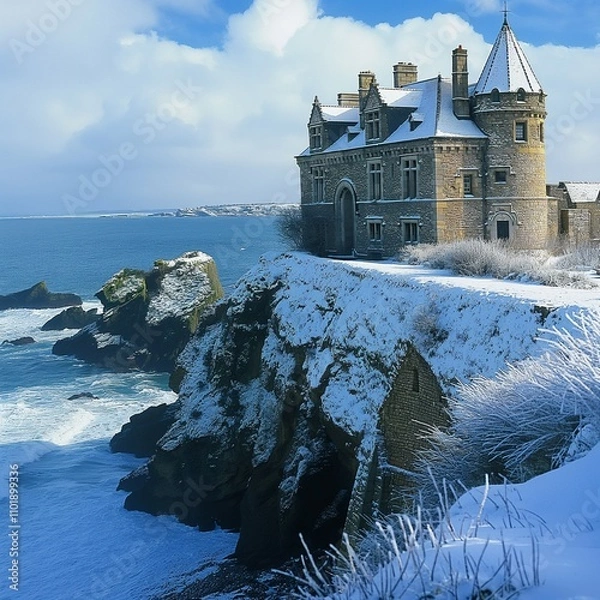 Fototapeta Landscape in winter