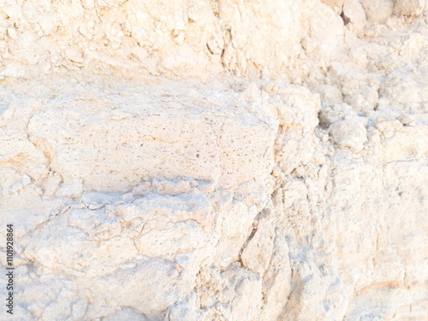 Obraz Background of stones on sand. Desert landscape. Alien view. Space surface. Day. Autumn. Egypt.