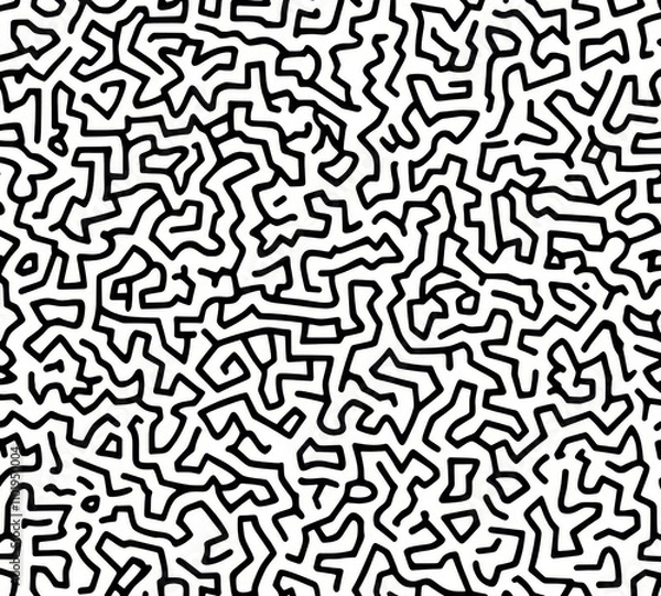 Obraz A continuous geometric pattern serving as a background. Features a straightforward graphic design. Displays a modern repetitive line pattern. Includes a sleek swatch element. Utilizes clean