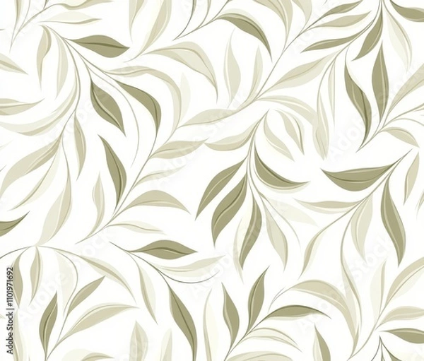 Fototapeta Seamless Groovy flower pattern with an Aesthetic Contemporary twist, featuring Hippie Naive art from the 60's and 70's. This Vintage boho background in a minimalist style is ideal for fabric,