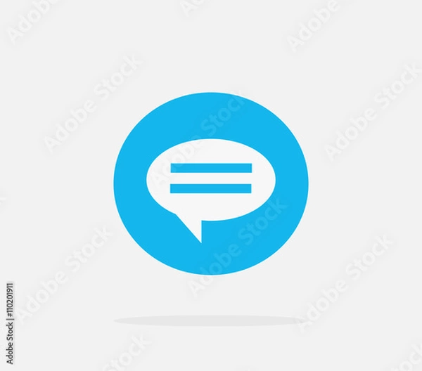 Obraz Contact Concept Message and Speech Bubble