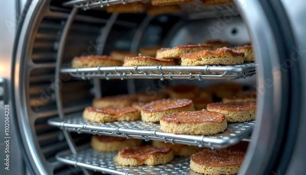 Obraz Close-Up Freeze Dryer Machine Interior