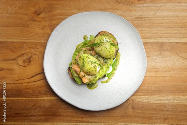 Obraz Breakfast and brunch menu